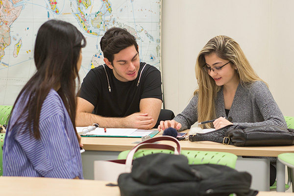 Students in classroom