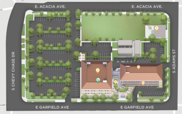 Garfield Campus 3D Map